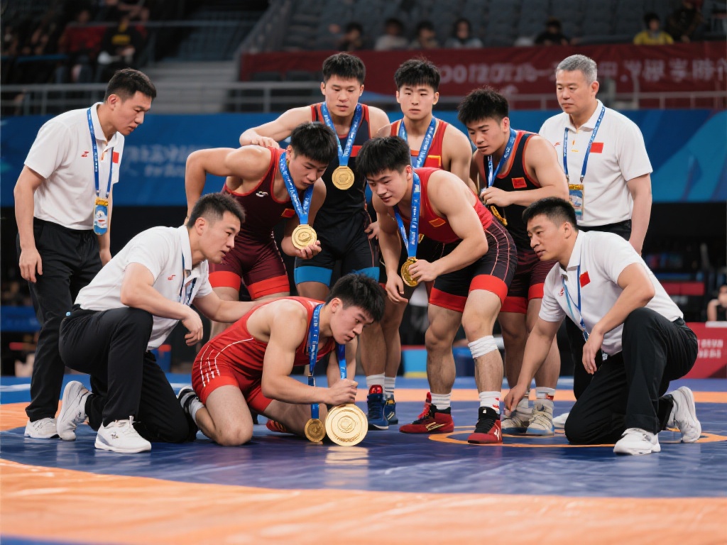 值得注意的是，每一枚奖牌背后都离不开幕后